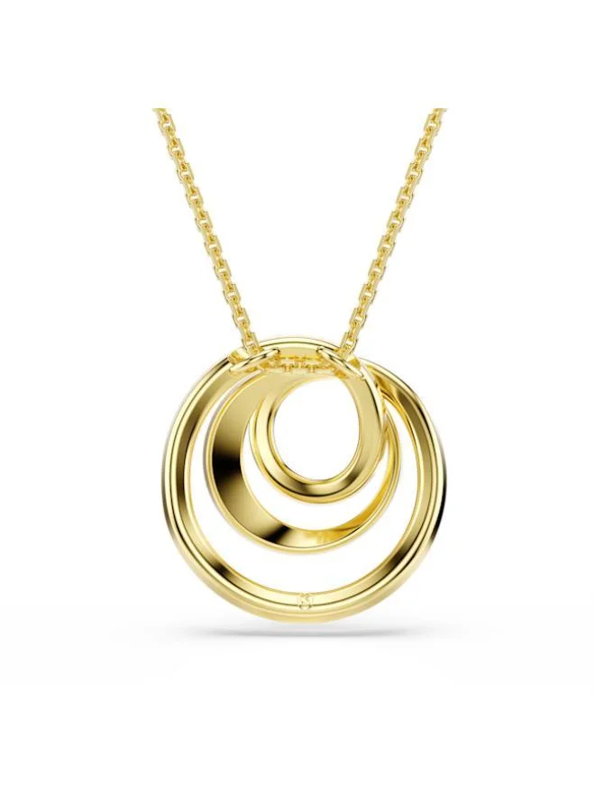 SWAROVSKI  Hyperbola Crystal Gold Tone Plated Necklace for Women | Best Price UAE